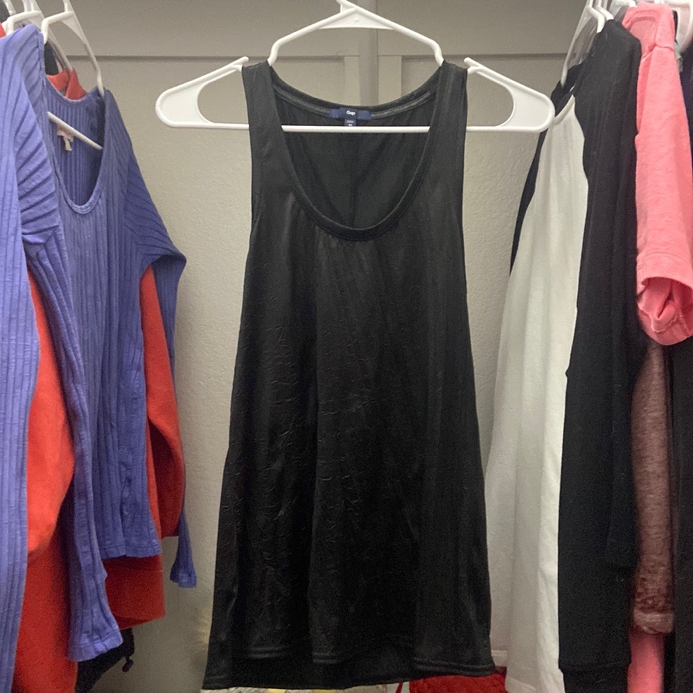 Black tank top